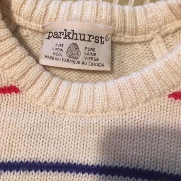 NWOT Vintage (dead stock) Parkhurst Wool Après Ski Sweater. Unisex. Size Medium. - Picture 2 of 6
